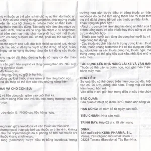 Thuốc DogmaKern 50mg capsules điều trị tâm thần phân liệt cấp và mạn tính (2 vỉ x 15 viên)