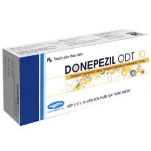 Thuốc Donepezil ODT 10 Savi điều trị triệu chứng và giảm tạm thời chứng sa sút trí tuệ (3 vỉ x 10 viên)
