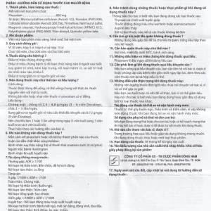 Thuốc Dorabep 800mg Đông Nam điều trị triệu chứng chóng mặt (10 vỉ x 10 viên)