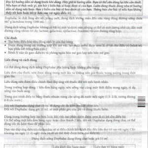 Duphalac (Lactulose) điều trị táo bón hiệu quả và tăng cường lợi khuẩn ruột (20 gói x 15ml)