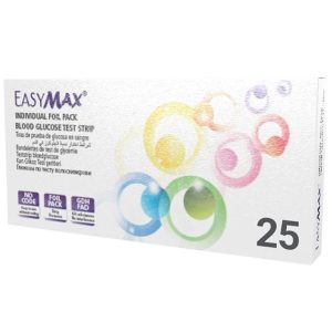Que thử đường huyết Easy Max dạng vỉ cho kết quả trong 5 giây (25 cái)