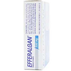 Viên sủi Efferalgan 500mg UPSA SAS giảm đau, hạ sốt (4 vỉ x 4 viên)