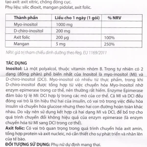 Bột uống Endokirogen 4g Nutrilinea bổ sung inositol, hỗ trợ sức khỏe cho phụ nữ trước khi mang thai (30 gói)