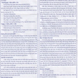 Thuốc Envix 6 Meyer - BPC điều trị giun chỉ Onchocerca, giun lươn ở ruột (2 vỉ x 2 viên)
