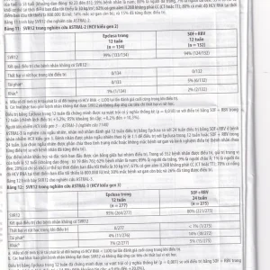 Thuốc Epclusa 400mg/100mg Gilead điều trị viêm gan C mãn tính (28 viên)