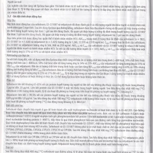 Thuốc Epclusa 400mg/100mg Gilead điều trị viêm gan C mãn tính (28 viên)