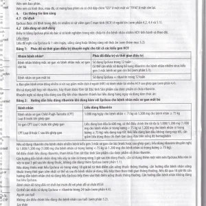 Thuốc Epclusa 400mg/100mg Gilead điều trị viêm gan C mãn tính (28 viên)