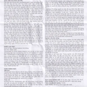 Thuốc Exopadin 60mg Trường Thọ điều trị viêm mũi dị ứng, mày đay (3 vỉ x 10 viên)