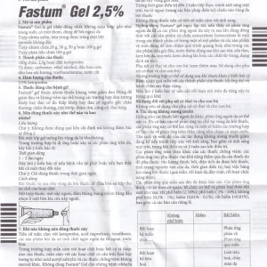 Gel Fastum Menarini giảm đau và kháng viêm cơ xương khớp (30g)