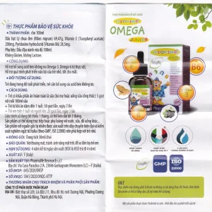 Siro Fitobimbi Omega Junior Gocce Pharmalife bổ sung acid béo không no Omega-3, Omega-6 (30ml)