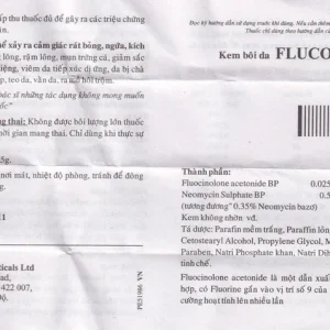 Kem Flucort-N Glenmark hỗ trợ điều trị các bệnh viêm da (15g)