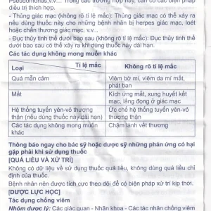 Hỗn dịch nhỏ mắt Flumetholon 0.1% Santen điều trị các bệnh viêm phía ngoài mắt (5ml)