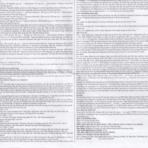 Thuốc Fovirpoxil Opv Tenofovir disoproxil fumarate điều trị viêm gan B, HIV-1 (3 vỉ x 10 viên)