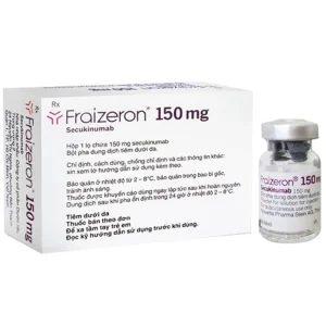 Bột pha tiêm Fraizeron 150mg Novartis điều trị vảy nến thể mảng, viêm khớp vảy nến, viêm cột sống dính khớp