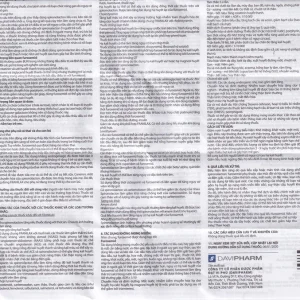 Thuốc Franilax 50mg/20mg Davipharm ngăn chặn sự tích tụ nước trong cơ thể (3 vỉ x 10 viên)