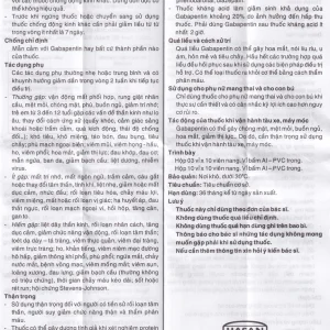 Thuốc Galeptic 300 Hasan điều trị hỗ trợ trong động kinh cục bộ (3 vỉ x 10 viên)