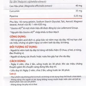 Viên nang cứng Gastroclean Thái Minh dùng cho người viêm loét dạ dày (2 vỉ x 10 viên)