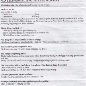 Gel uống Gebhart Davipharm điều trị triệu chứng cơn đau dạ dày (30 gói x 10g)