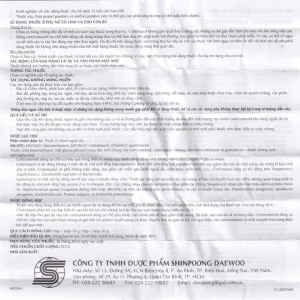 Kem Gentrisone ShinPoong Deawoo điều trị nấm da, giảm viêm ngứa da (20g)