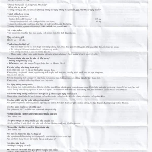 Thuốc Giloba 40mg MEGA We care điều trị suy tuần hoàn não (3 vỉ x 10 viên)