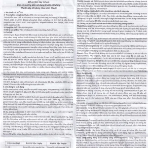 Thuốc Glazi 500 Abbott điều trị viêm xoang cấp, viêm tai giữa cấp, viêm họng, viêm amidan (2 vỉ x 3 viên)