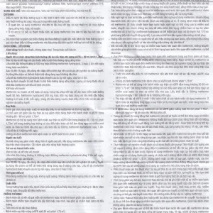 Thuốc Glucofast 850 Mebiphar điều trị tiểu đường típ 2 (4 vỉ x 15 viên)