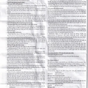 Thuốc Glucovance 500mg/5mg Merck điều trị bệnh đái tháo đường típ 2 (2 vỉ x 15 viên)