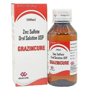 Thuốc Grazincure 100ml Gracure điều trị tiêu chảy, thiếu kẽm, suy giảm miễn dịch