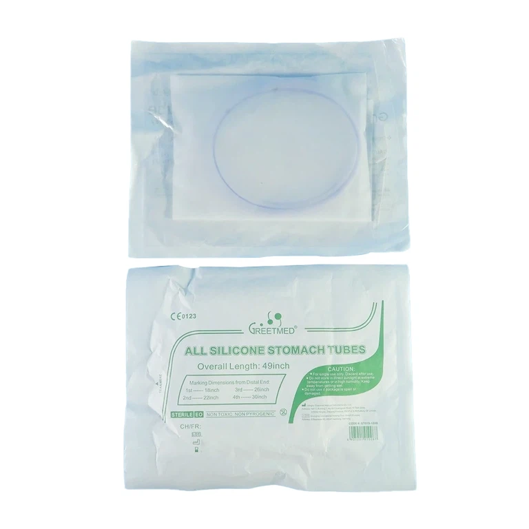 Dây cho ăn All Silicone Stomach Tube 49 inch Greetmed đưa thức ăn hoặc thuốc trực tiếp vào dạ dày