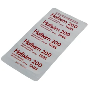 Thuốc Hafixim 200 Tabs DHG Pharma điều trị các trường hợp nhiễm khuẩn (3 vỉ x 10 viên)