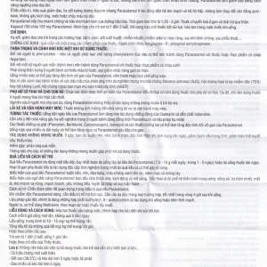 Bột Hapacol 150 DHG giảm đau, hạ sốt (24 gói)