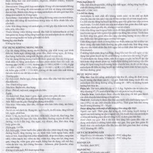 Thuốc Hasanlor 5 Hasan điều trị tăng huyết áp, đau thắt ngực (10 vỉ x 10 viên)