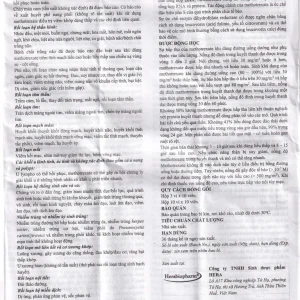 Thuốc Hemetrex 2,5mg Herabiopharm điều trị viêm khớp dạng thấp nặng (10 vỉ x 10 viên)