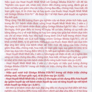 Thuốc Hoạt Huyết Nhất Nhất giúp hoạt huyết, trị thiếu năng tuần hoàn (3 vỉ x 10 viên)