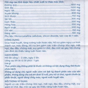 Viên uống Hoạt Huyết Thông Mạch Hoàng Gia Royal Care tăng cường tuần hoàn não (3 vỉ x 10 viên)