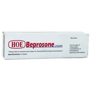 Kem bôi Beprosone Cream HOE Pharmaceuticals điều trị viêm da dị ứng, eczema, lupus ban đỏ (15g)
