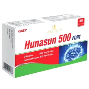 Viên uống Hunasun 500 Fort Mediphar USA giúp bổ não, bổ thần kinh (3 viên x 10 viên)