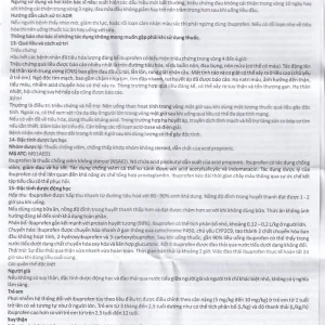 Thuốc Ibumed 400 Glomed giảm đau do cảm cúm, cảm lạnh, viêm khớp dạng thấp (10 vỉ x 10 viên)