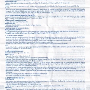 Thuốc Idéos 500mg/400IU Innotech bổ sung Vitamin D và Canxi, điều trị bệnh loãng xương (4 tuýp x 15 viên)