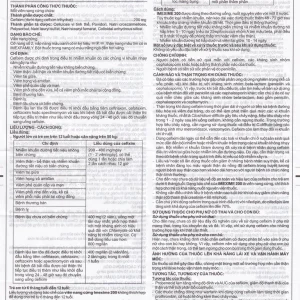 Thuốc Imexime 200 Imexpharm điều trị nhiễm khuẩn đường tiết niệu, viêm thận - bể thận (2 vỉ x 10 viên)