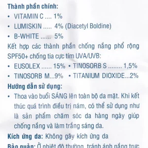 Kem chống nắng Isis Pharma Neotone Radiance SPF 50+ dưỡng trắng, mờ nám, phục hồi da (30ml)