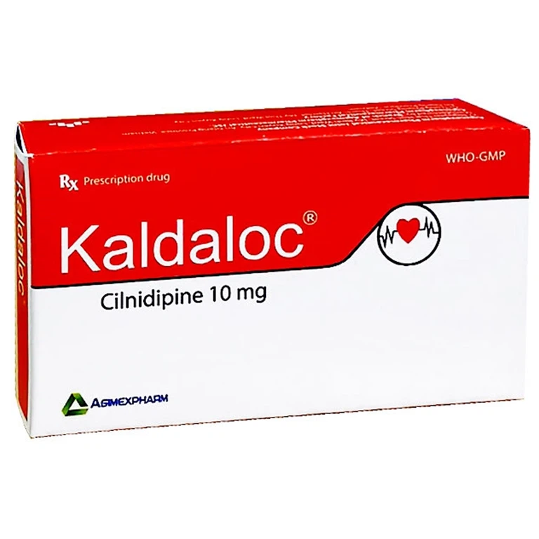 Thuốc Kaldaloc 10mg Agimexpharm điều trị tăng huyết áp (3 vỉ x 10 viên)