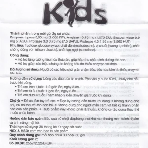 Bột Enzymax Kids hỗ trợ tăng cường tiêu hóa thức ăn (30 gói)