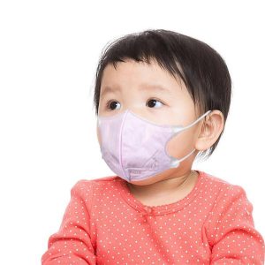 Khẩu trang 3D trẻ em Dolphin Mask 4 lớp ngăn giọt bắn, vi khuẩn, khói bụi (10 cái)