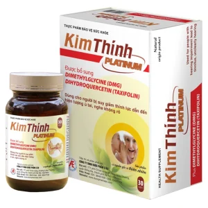 Viên Uống Kim Thính Platinum Á Âu tăng cường lưu thông khí huyết, giảm nguy cơ giảm thính lực (30 viên)