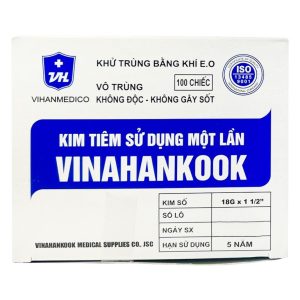 Kim rút thuốc 18 Vinahankook hỗ trợ quá trình rút thuốc từ lọ hoặc ống tiêm