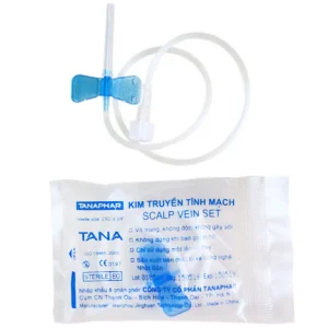 Kim truyền tĩnh mạch cánh bướm Scalp Vein Set 23g Tanaphar (100 chiếc)