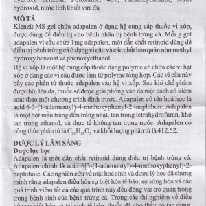 Gel bôi da Klenzit MS điều trị mụn trứng cá (15g)