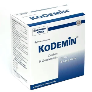 Thuốc Kodemin HD Pharma điều trị triệu chứng ho khan hoặc kích ứng (10 vỉ x 10 viên)