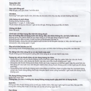 Hỗn dịch uống Konimag PT Konimex giảm buồn nôn, khó tiêu, loét đường tiêu hóa (30 gói x 7ml)